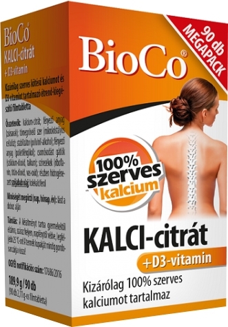 BioCo Kalci-citrát és D3-vitamin Megapack tabletta